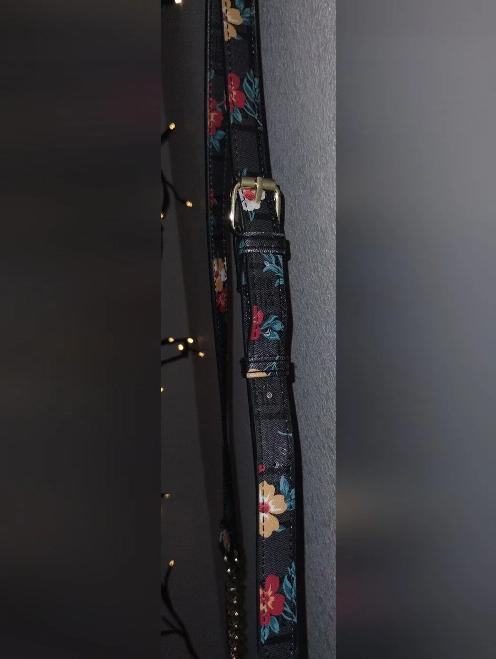 Steve Madden Black Floral Crossbody Bag
